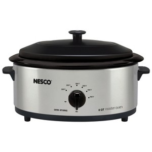 NESCO® 6-Qt. 750-Watt Roaster with Porcelain Cookwell - 1 of 4