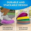 NATIONAL GEOGRAPHIC Stepping Stones for Kids – 7 Durable, Non-Slip Stones Encourage Toddler Balance & Motor Skills, Indoor & Outdoor, Balance Stones - 4 of 4