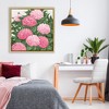 Stupell Industries Pink Hydrangea Impressions Floating Frame Canvas Art, Gold, 25" x 25" - 3 of 4