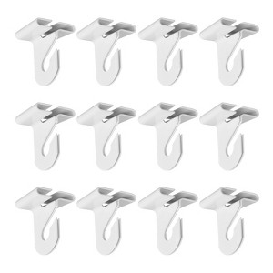 Unique Bargains Metal T-Bar Track Tiles Suspended Plants Utility Drop Ceiling Hooks - 1 of 4