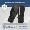 TrailHeads Women’s Convertible Zip Mitts - insulated winter running mittens for outdoor sports - black - 2 of 4