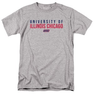 Men's University of Illinois Chicago Official Stacked T-Shirt - 1 of 4