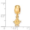 Black Bow Jewelry 14k Yellow Gold Plated Sterling Silver Syracuse Oranges NCAA Bead Charm - 2 of 3