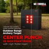 Morrell Targets Center Punch Foam Frame with High Roller Insert, Black/Red - 2 of 4