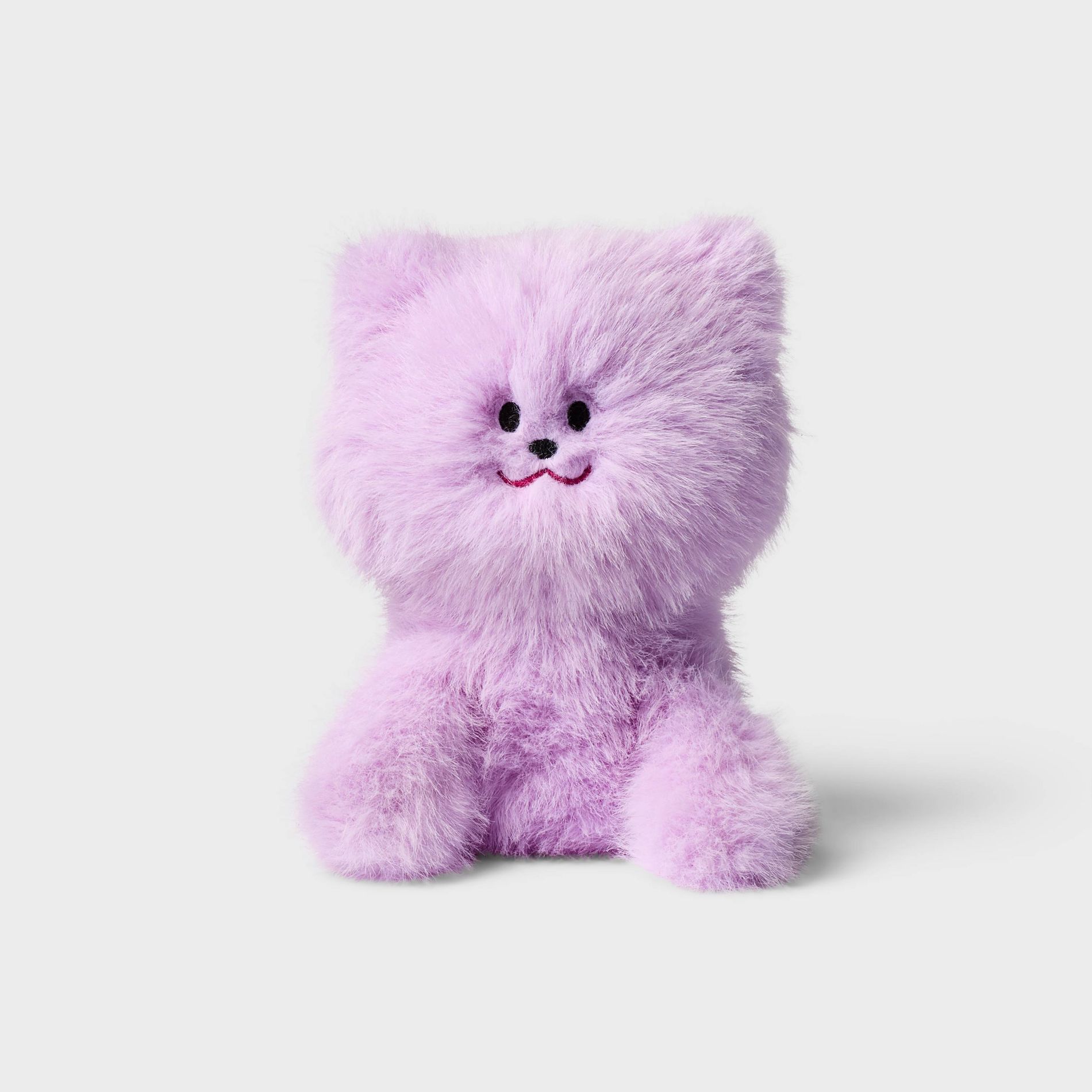 6" Fluffy Pink Cat Stuffed Animal - Gigglescape™