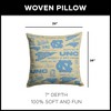 NCAA North Carolina Tar Heels Mapping Woven Pillow - image 2 of 4