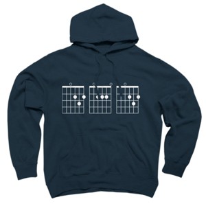 Adult Design By Humans Rocking Dad Guitar Chords By HoangCathrine Pullover Hoodie - 1 of 2