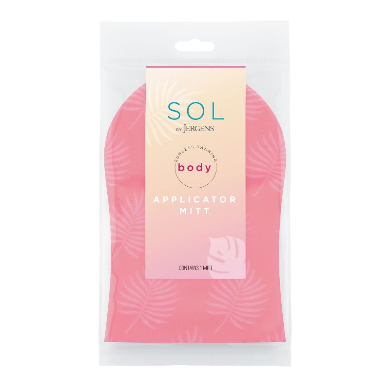 SOL by Jergens Sunless Tanning Applicator Mitt, Self Tanning Body Glove, For Sunless Tanners, 1 of 8