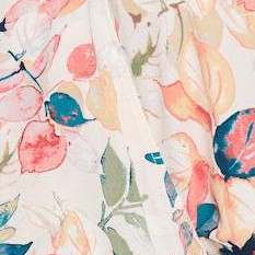 ivory peach floral