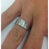 Pompeii3 1/6CT Mens Diamond Ring 10K White Gold - image 4 of 4