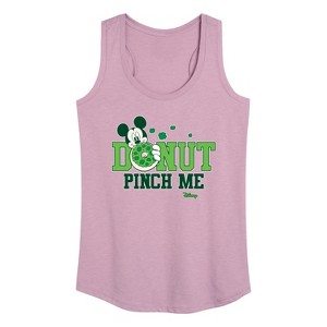 Women's - Disney - Donut Pinch Me Graphic Racerback Tank - 1 of 4