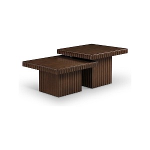 Meridian Furniture,Spencer Oak Veneer Coffee Table - 1 of 4