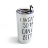 EnvyArt Cat Better Life Travel Mug 20 oz Stainless Steel Travel Mug - Deny Designs - 2 of 4