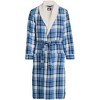 Lands' End Men's High Pile Fleece Lined Flannel Robe - 3 of 3