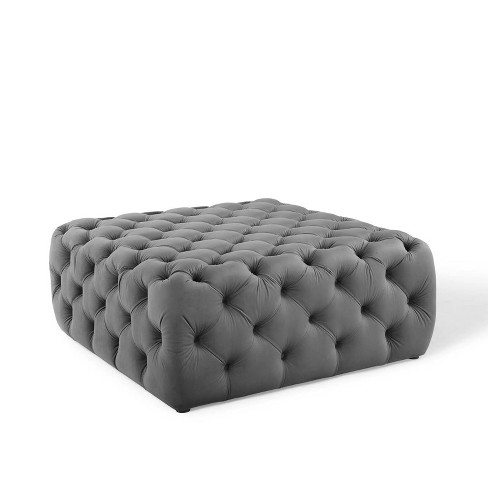 Oversized deals tufted ottoman