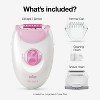 Braun Silk-epil 9-300 Women's Cordless Wet & Dry Epilator + Facespa Beauty  Set + 4 Extra Accesssories - 11pk : Target