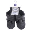 Luvable Friends Unisex Baby Cozy Fleece Booties, Charcoal 2-Piece - image 2 of 2