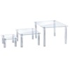 Azar Displays 3-Piece Acrylic Square Riser Set - 2 of 4