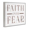 Stupell Industries Rustic Faith Over Fear, 11" x 14" - 3 of 4