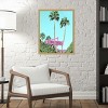 Amanti Art Coral Sands Vintage Motel Sign by Tom Windeknecht Canvas Wall Art Print Framed - 3 of 4