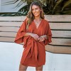 Women's Surplice Mini Dress - Cupshe - 3 of 4