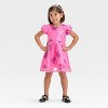 Toddler Girls' Disney Minnie Mouse A-Line Dress - Pink - 3 of 3