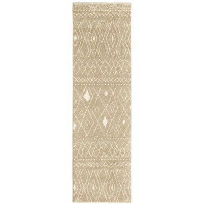 Oriental Weavers Carson 9665B Sand/ Ivory Indoor Area Rug - 2'3" x 7'6"