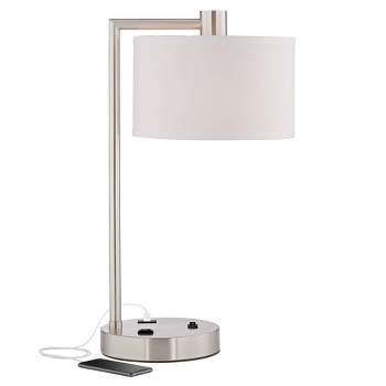 SKY FORTUNE LED Desk Lamp with USB Charging Port, 100% Metal Lamp, 270°  Flexible Swivel Arms, Soft White LED Reading Light (2700K), Bedside Reading