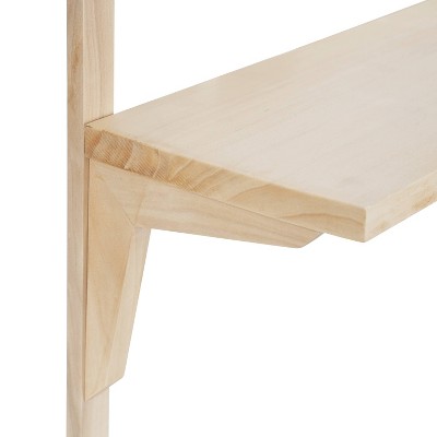 Meridien 24" Natural Poplar Floating Wall Shelf