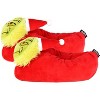 Seven Times Six Dr. Seuss GRINCH Who Stole Christmas Character Santa Grinch Slippers Red - 2 of 4