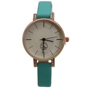 Olivia Pratt Faux Leather Small Face Chronograph Women Watch - 1 of 3