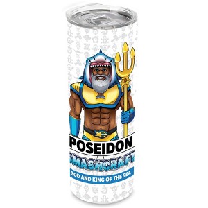 SMASHCRAFT 20 ounce Stainless Steel Double Walled Insulated Travel Tumbler Coffee Mug Cup, Poseidon Comic - 1 of 1