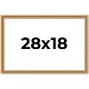 PosterPalooza | Refined Gold Picture Frame - UV Acrylic, Backing Board, Hanging Hardware Included - 2 of 4