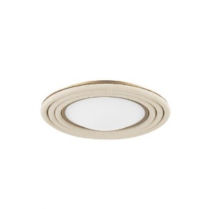 Troy Lighting Zion 1 - Light Flush Mount in  Patina Brass Opal Shade - 1 of 1