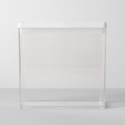 plastic clear storage target container