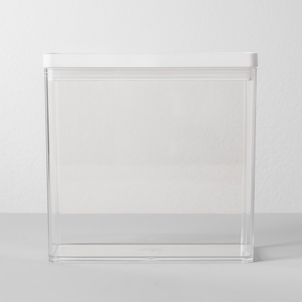 8W X 4"D X 8"H Plastic Food Storage Container Clear - Made By Design