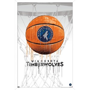 Trends International NBA Minnesota Timberwolves - Drip Basketball 21 Framed Wall Poster Prints - 1 of 4