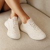 CUSHIONAIRE Trax Lace-Up Mesh Womens Shoes - Lightweight Platform Fashion Sneakers Casual Gym Shoes for Women - 2 of 4