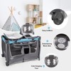 Infans 4-in-1 Convertible Portable Baby Playard Newborn Napper w/ Toys & Music - 3 of 4