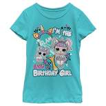 Girl's L.O.L Surprise I'm the Birthday Girl Unicorn T-Shirt