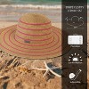 Nicole Miller New York Straw Sun Hats for Women - 3 of 4