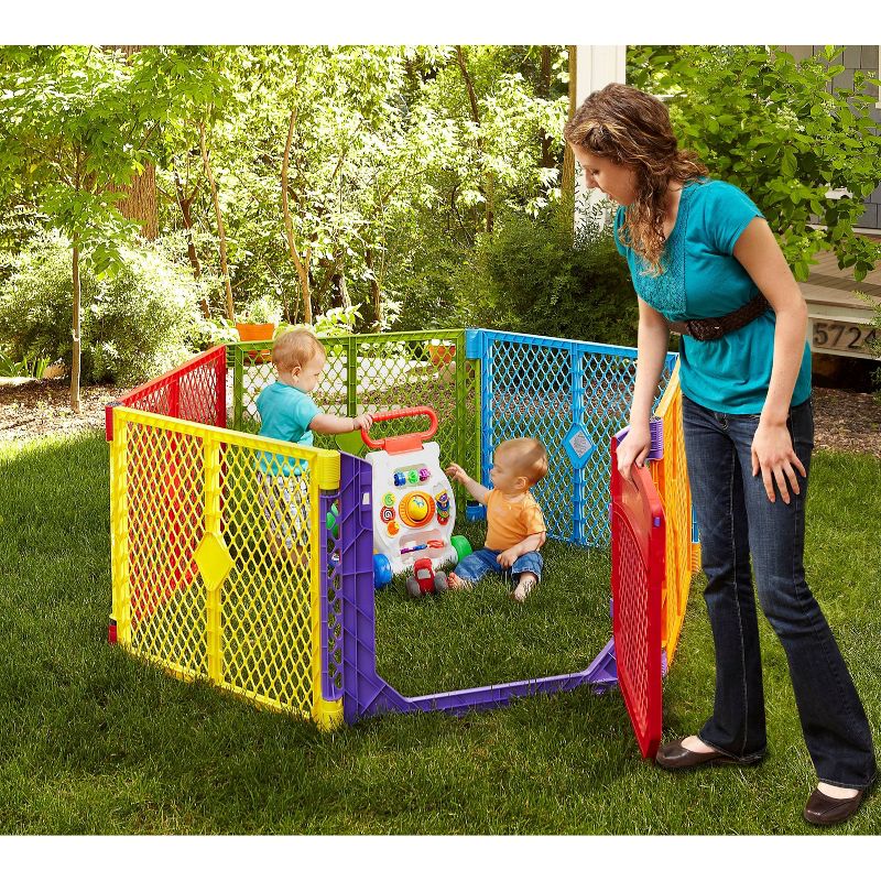 Toddleroo by North States Superyard Colorplay Ultimate Baby Gate, 3 of 8