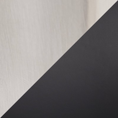 Black Faux Leather Swivel Dining Chairs with Metal Legs, Set of 2