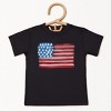 The Juniper Shop American Flag Smudged Toddler Short Sleeve Tee - 2 of 4