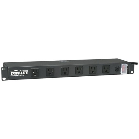 Tripp Lite 1U Rack-Mount 12-Outlet 120-Volt Transformer-Friendly Power Strip, 15-Foot Cord - image 1 of 2