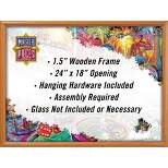 MasterPieces Puzzle Accessories - Natural Wood 300 to 750 Piece Puzzle Frame, 18"x24"