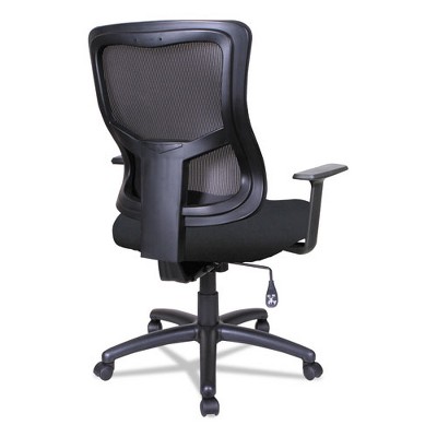 Black Mesh Executive Swivel Office Chair with Fixed Arms