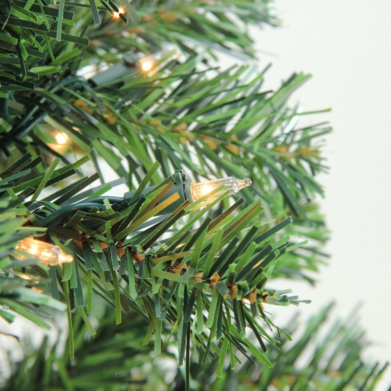 Northlight 6.5' Prelit Artificial Christmas Tree Medium Niagara Pine - Clear Lights, 4 of 5