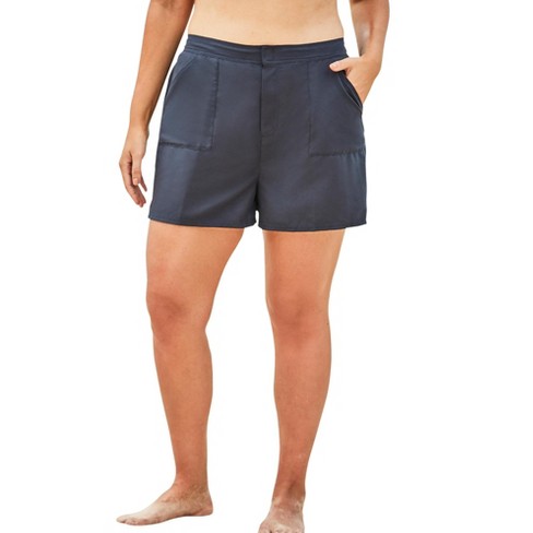 Women's swim shorts sale with built in brief