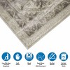 Traditional Vienna Tiles Printed Machine Woven Area Rug, Fade Resistant, High Traffic Ready, Easy Clean - 3 of 4